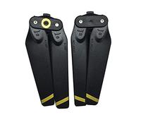 Yurefax 2 Pezzi 4730F Elica Pieghevole Drone 4730 Eliche a sgancio rapido Lama Telecamera Drone Accessorio Ala, for DJI, Spark Elica per droni(Gold)