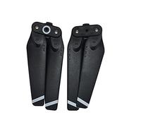 Yurefax 2 Pezzi 4730F Elica Pieghevole Drone 4730 Eliche a sgancio rapido Lama Telecamera Drone Accessorio Ala, for DJI, Spark Elica per droni(White)