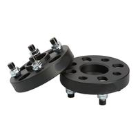Yurefax 2 pezzi PCD 4-98 foro centrale 58,1 mm di spessore 20/25/30/35/50 mm adattatore distanziale ruota distanziali ruota M12XP1.25 dado, for Fiat, for Alfa Romeo Distanziale per ruote(Black 30MM WH