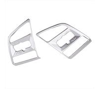 Yurefax 2 Pezzi Pulsante al Volante dell'auto Telaio di Copertura Trim, for Hyundai, for Tucson 2016 2017 2018 2019 2020 Car Styling Argento ABS Coperchi modanature