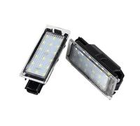 Yurefax 2 pz Numero Luci Targa Canbus Nessun Errore 12 V Colore Bianco for Twingo for Clio for Espace Laguna Master Megane Luce targa