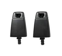 Yurefax 2 pz/set Lato Anteriore Lavafari Ugello Jet Nero Opaco, for Toyota, for Land Cruiser, Serie 100, for Lexus, LX470 1998-2007 Ugello lavafari