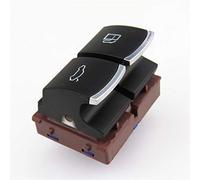 Yurefax 35D 959 903 Interruttore cromato for porta serbatoio carburante + pulsante di controllo bagagliaio, for VW, for Eos, for Jetta, for MK6, for Passat, for CC B6 3C 3C0959903B REH Interruttore al