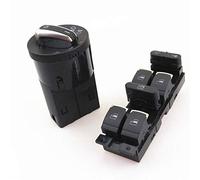 Yurefax 3BD 959 857 Interruttore fari auto + pulsante principale finestra per, for VW, for Bora, for Golf MK4, for Jetta, for MK4, for Passat B5 B5.5 3BD941531A Interruttore alzacristalli auto