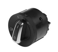 Yurefax 3C8941431B 3C8941431C 10 Pin Faro Fendinebbia Interruttore di Controllo Lampada 5ND941431C, for VW, for Jetta, for Gli MK5 MK6, for Passat, for B6 B7, for Rabbit Fendinebbia(BLACK 3C8941431B)