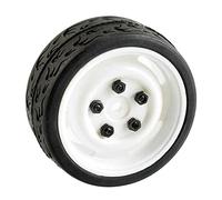 Yurefax 4 Pezzi di Inserti in Spugna for Pneumatici Speed Tires, for HSP, 1/10 1.10 Touring Car Pneumatici per Auto RC(Rim51W-6092)