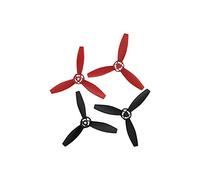 Yurefax 4 Pezzi di Ricambio elica Drone sgancio rapido Lama eliche Vite Ala Ventola Accessorio Pezzi di Ricambio Nero Bianco Rosso Parrot Bebop 2.0 Elica per droni(2 Black 2 Red)