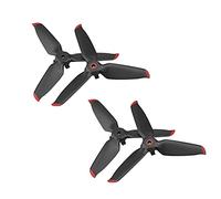 Yurefax 4 Pezzi Eliche for droni 5328S Eliche Lama di Ricambio Ventola alare a sgancio rapido Accessori di Ricambio, for DJI, FPV Combo Elica per droni(Rot)