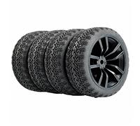 Yurefax 4 Pezzi Inserto in Spugna for Pneumatici for Ruote, for HSP, 1/10 1:10 On-Road Car RC Rim02-8006 Pneumatico per Auto RC(Rim02H-8006)