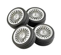 Yurefax 4 Pezzi Pneumatici Grip Wheel, for HSP Racing, 1/10 1:10 On-Road Car RC Rim04-6093 Pneumatico per Auto RC(Rim04S-6093)