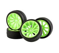 Yurefax 4 Pezzi Speed Tires Wheel Insert Sponge, for HSP, 1:10 Touring Car RC 601-6091 Pneumatico per Auto RC(603-6091)