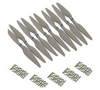 Yurefax 5 Coppie di eliche MR 8045/9045/1045/1145/1245 CW/CCW Eliche a Quattro Assi Multi Assi (10 Pezzi) Elica per droni(8045 Propeller)
