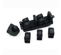 Yurefax 5 pezzi pulsante interruttore di controllo specchietto | alzacristallo elettrico, per Volkswagen, per VW, per Jetta, per Golf, per MK4, per POLO, per Bora, A4, per Beetle, 1J4