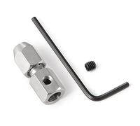 Yurefax 5 Pz/Set Giunto Flessibile for Barca RC 3.17mm/4mm/5mm/6mm Accoppiatore Flex Collet in Acciaio Inossidabile CNC Collegamento di Sospensione(5mm)