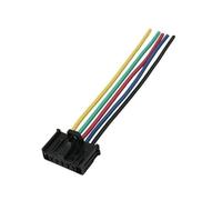 Yurefax 55702407 13248240 Resistenza ventola motore ventilatore riscaldamento con cablaggio, for Vauxhall, Corsa D/Mk3, for Fiat, Punto Evo Qubo Serranda del riscaldatore del ventilatore(BLACK Wire)