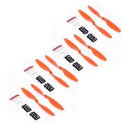 Yurefax 8 Pezzi 1045 10x45 Elica Elica CW CCW Lama, for DJI, F450 F550 RC Fai da Te Parti di droni con Telecamera A2212 KV1000 Motore Ben bilanciato Elica per droni(Orange)
