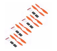 Yurefax 8 Pezzi 1045 Elica Elica CW CCW Lama Fai da Te Telecamera Drone Quad-Copter Ricambi Accessorio con Rondella Ala, for DJI, F450 F550 RC Elica per droni(Orange)