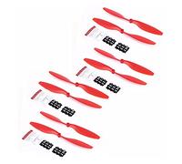Yurefax 8 Pezzi 1045 Elica Elica CW CCW Lama Fai da Te Telecamera Drone Quad-Copter Ricambi Accessorio con Rondella Ala, for DJI, F450 F550 RC Elica per droni(Rot)