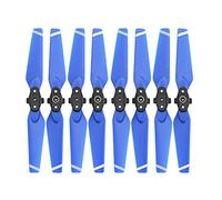 Yurefax 8 Pezzi PropellerDrone 4730 Lame Pieghevoli a sgancio rapido 4730F Eliche di Ricambio Parti di Ricambio Vite for Accessori alari, for DJI, Spark Elica per droni(Blue)