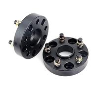Yurefax Adattatore distanziale ruota 2 pezzi 25/30/35/40/50/60mm 5 fori adatto for Land Rover, for Defender, for Discovery, PCD 5x165.1 CB 113.1mm M16xP1.5 Distanziale per ruote(50MM BLACK)