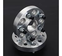 Yurefax Adattatore distanziale ruota 2 pezzi 5 alette, for Chevrolet, for Buick, for VW, PCD 5x120 CB 67.1, for 65.1mm 15/20/25/30/35mm, for VW, Amarok M14xP1.5 Distanziale per ruote(BLACK 2PCS 20mm C
