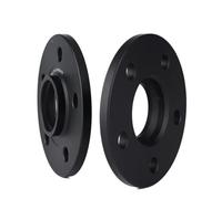 Yurefax Adattatore distanziale ruota PCD 5x114,3 CB 64,1 mm, 2 pezzi, 10/12/15 mm, for auto di serie universale a 5 alette Distanziale per ruote(BLACK 2PCS 20mm Silver)