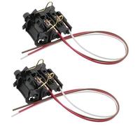 Yurefax Adattatore for cablaggio lampadina fari anabbaglianti H7 2 pezzi, Ford, for Focus, 2 MK2, for Focus, 3 MK3 con cavo lungo 20 cm, nero Adattatore per presa lampadina fari auto