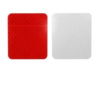 Yurefax Adesivo Riflettente for Scooter Elettrico Adesivi di avvertenza Guscio Protettivo for Ruota Anteriore Posteriore, for Xiaomi, Accessori for Scooter M365 PRO 2 Parafango per Skateboard(Rot)