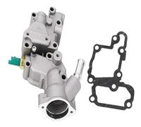 Yurefax Alloggiamento termostato in metallo a lunga durata 1336Y8 1336P9 di ricambio, for Citroen, C3 II dal 2009 al 2016 Alloggiamento del termostato del liquido di raffreddamento del motore