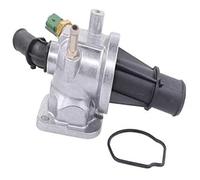 Yurefax Alloggiamento termostato liquido di raffreddamento con gruppo sensore di tenuta, for O-pel Vaux-hall Agila Combo Corsa Meriva Tigra Alloggiamento del termostato del liquido di raffreddamento d