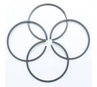 Yurefax Anelli del pistone, for STIHL, TS4800 TS500 Parte della Sega da Taglio 52 mm x 1,2 mm Parti di Riparazione del Motore OEM 1122 034 3000 Anello del pistone della Motosega(4 PCS)