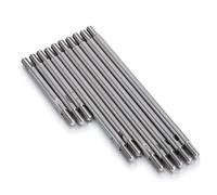 Yurefax Asta di Collegamento in Acciaio Inossidabile da 10 Pezzi Kit smontato interasse 324mm 1/10 RC Crawler, for Traxxas, for TRX4 Collegamento di Sospensione