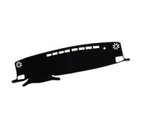 Yurefax Auto Dash Zerbino Cruscotto Dash Zerbino Pad Tappeto Tenda da Sole Copertura Visiera Poliestere Nero, for Toyota, for Highlander 2022 2021 2020 LHD Tappetino per cruscotto Auto