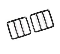 Yurefax Auto Esterno Fanale posteriore Posteriore Lampade Protezioni Decorazione Adesivi copertura, for Jeep, Wrangler JL 2018+ Car Styling Metallo Copri lente faro