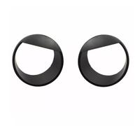 Yurefax Auto Faro Anteriore Testa Della Lampada Luce Decorazione Copertura Adesivi Esterni, for Jeep, Wrangler JK 2007-2016 Car Styling Copri lente faro(Schwarz)