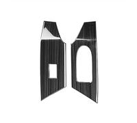 Yurefax Auto Nero Finestra di Vetro Ascensore Pulsante Interruttore di Copertura Trim Porta Bracciolo Pannello, for Mazda, MX30 MX-30 2022+ RHD Pannello di rivestimento dell'interruttore del finestrin
