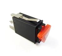Yurefax Avviso di emergenza luce di pericolo lampeggiatore interruttore pulsante cruscotto, for VW, Skoda, for Octavia, 1U2 1Z3 Combi 1U5 1Z5 1996-10 1U0953235B Pulsante interruttore di emergenza