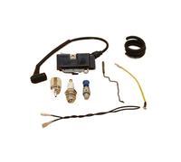 Yurefax Bobina di accensione Tubo Flessibile del Carburante Filtro Set Asta acceleratore, for Husqvarna, for Pezzi di Ricambio for Motosega 340 345 346 XP 350 351 353 365 Bobina di accensione