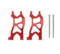 Yurefax Bracci di Sospensione Anteriori in Metallo da 2 Pezzi, for assiale, for Yeti AX90052 AXI90069 1/18 RC Car Collegamento di Sospensione(Rot)