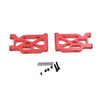 Yurefax Bracci oscillanti del Braccio Sospensione Anteriore in Lega di Alluminio da 2 Pezzi, for Wltoys, for Auto RC 104001 1/10 Collegamento del Braccio di Sospensione(Rot)