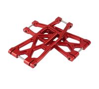 Yurefax Bracci Sospensione Inferiori Anteriori Posteriori in Metallo 2 Pezzi, for Traxxas, for X-Maxx 6S 8S 1/5 RC Car Collegamento del Braccio di Sospensione(Rot)