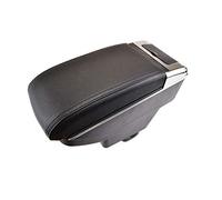 Yurefax Bracciolo for console centrale a doppio strato, for Suzuki, SX4 2007-2013, for Fiat, Sedici Bracciolo for console centrale Scatola portaoggetti per bracciolo(Black Thread)