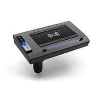 Yurefax Caricabatterie wireless for auto Qi da 15 W, for A6 A6L 2019 2020, piastra di ricarica for supporto for telefono wireless Caricabatteria per auto