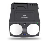 Yurefax Caricabatterie wireless for cellulare da auto, for BMW, serie 5 6 G30 G38 G32 6GT 2017 2018 2019 QI Accessori for auto Caricabatteria per auto