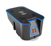 Yurefax Caricabatterie wireless QI for auto, for VOLVO, XC90 S90 XC60 VC60 2018 2019 2020 Supporto for telefono con piastra di ricarica da 15 W Caricabatteria per auto