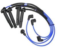 Yurefax Cavi bobina candela auto, cablaggio bobina accensione, for Subaru, forester, Legacy Impreza 2.5L 2005-2011 n. 22454-AA140/22451-AA940 confezione da 4 Cavo di accensione