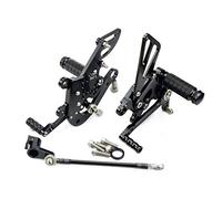 Yurefax CNC Regolabile Posteriore Set Pedane Pedane Poggiapiedi, for Aprilia, RSV4 2009 2010 2011 2012 2013 2014 2015 2016 Pedana per moto