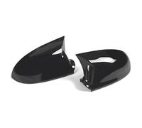 Yurefax Copri specchietto retrovisore for Golf, 5 MK5 GTI R32 2003-2009 Copri specchietto retrovisore lato sinistro + destro dell'auto Tappo specchietto retrovisore(GLOSSY BLACK)