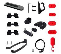 Yurefax Custodia Protettiva for Pannello cruscotto, for Xiaomi, M365 PRO Scooter Elettrico Gancio smorzatori di Vibrazioni Supporto parafango Posteriore Parafango per Skateboard(Schwarz)
