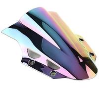 Yurefax Deflettori per parabrezza per moto, per Gsxr 250 2017-2020 Plastica ABS GSX250R per moto Protezione per schermo a doppia bolla Parabrezza per moto(BLACK Deep Iridium)